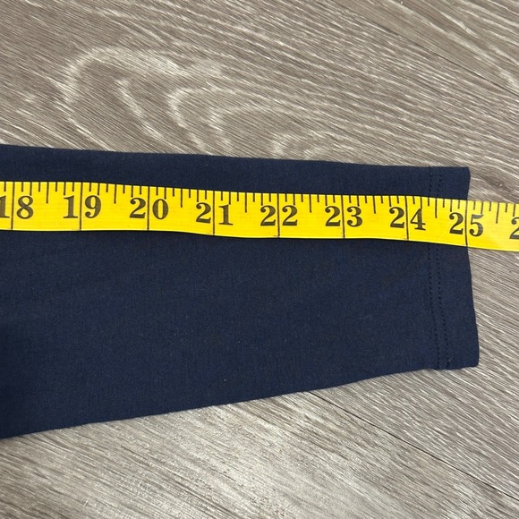 Peruvian Connection Ariana Navy Blue Stretch Jersey Turtleneck Midi Dress Large - Picture 13 of 13